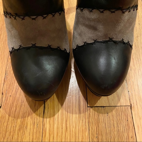 CHRISTIAN LOUBOUTIN PLATFORM BOOTIES - Picture 3 of 10